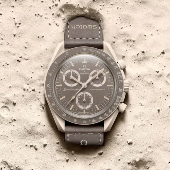 Swatch x Omega MoonSwatch Earth Desert Mission Watch - Picture 1 of 6